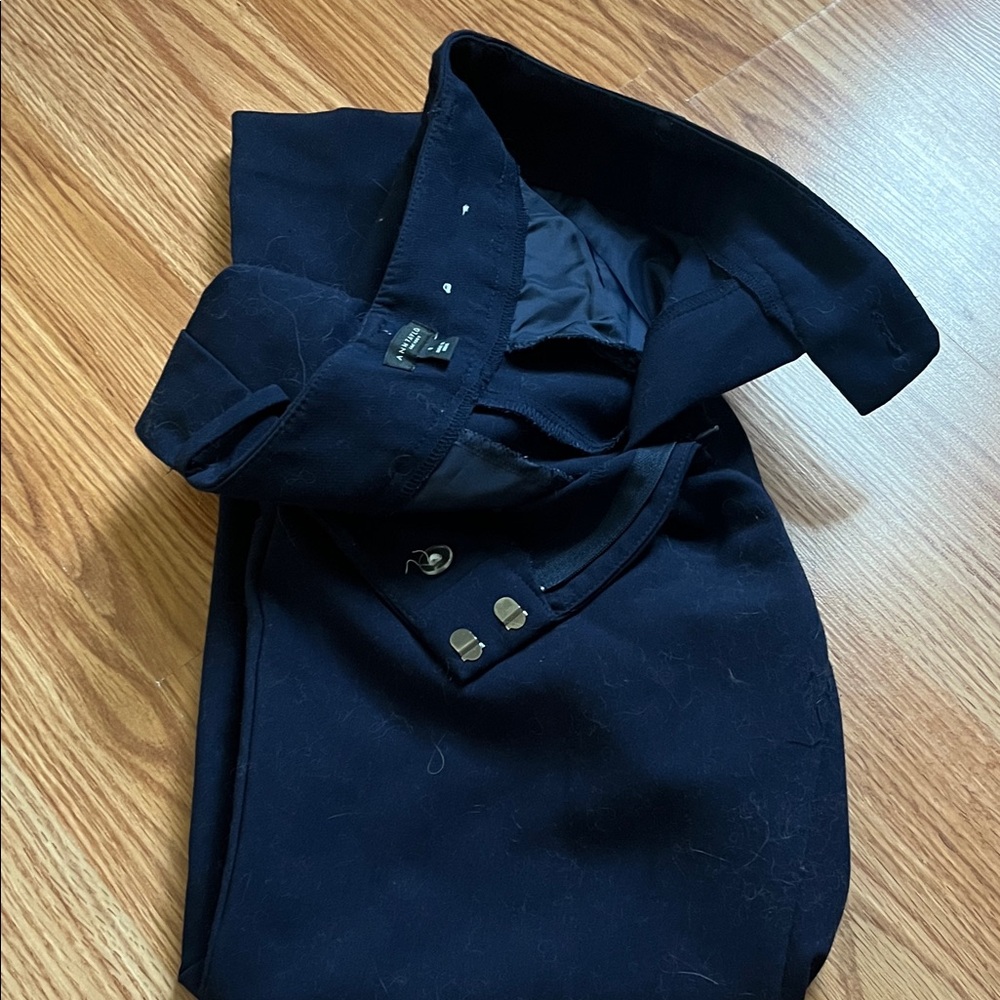 Ann Taylor Factory Navy Straight Leg Pants